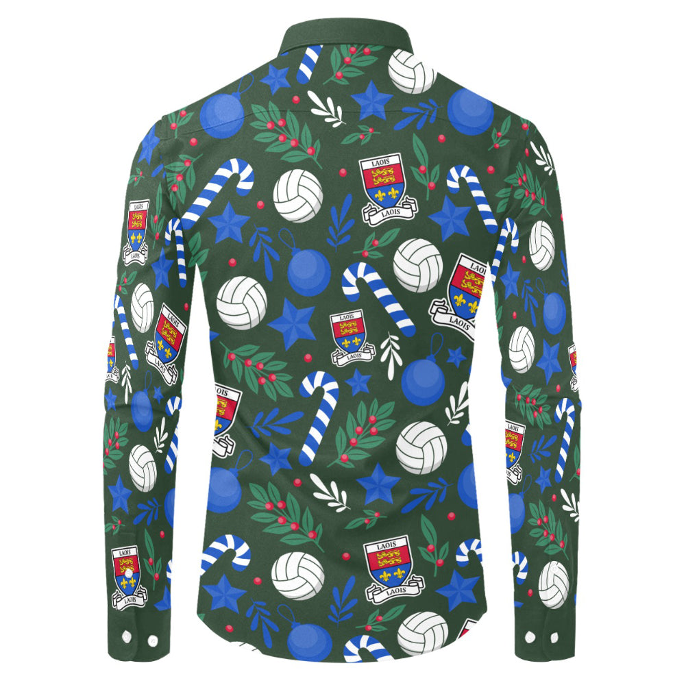 County Laois Christmas Button Up Shirt