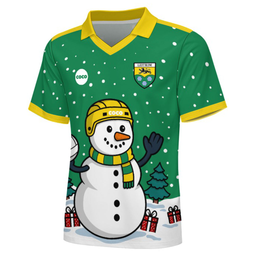County Leitrim Christmas Jersey - Kids Snowman