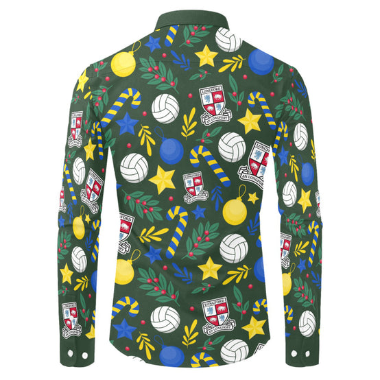 County Longford Christmas Button Up Shirt