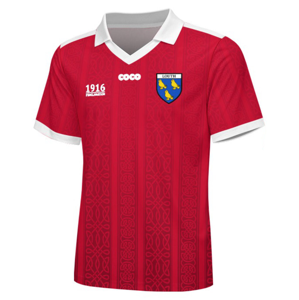 County Louth 1916 Proclamation Jersey - Kids Age 13-14