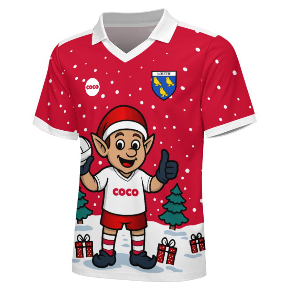 County Louth Christmas Jersey - Kids Elf