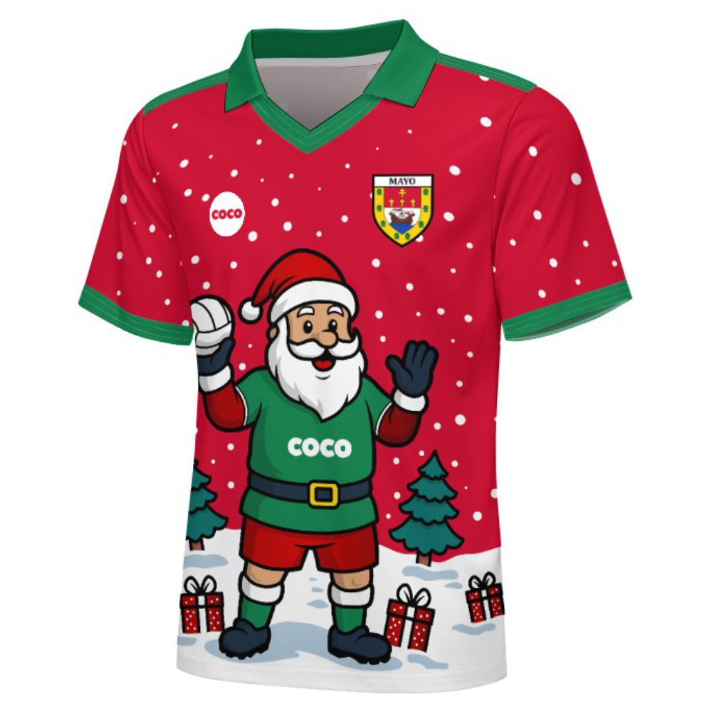 County Mayo Christmas Jersey - Kids Santa