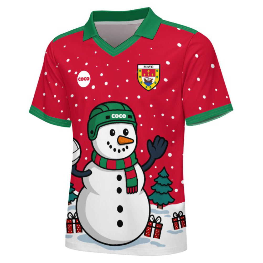 County Mayo Christmas Jersey - Kids Snowman