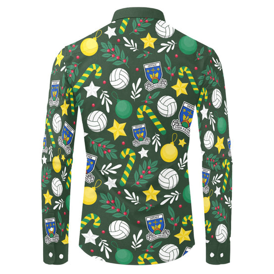 County Offaly Christmas Button Up Shirt
