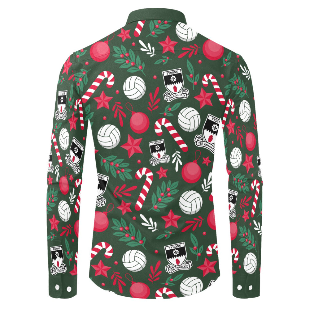 County Tyrone Christmas Button Up Shirt