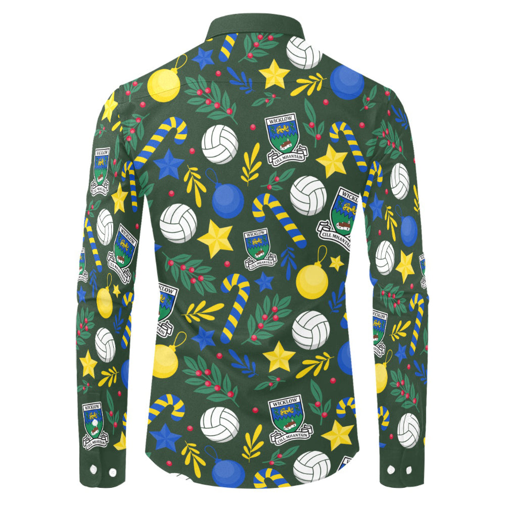 County Wicklow Christmas Button Up Shirt