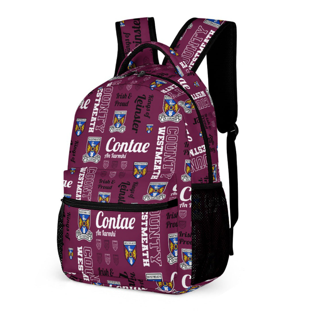 County Westmeath Backpack, Lunch Bag & Pencil Case Set