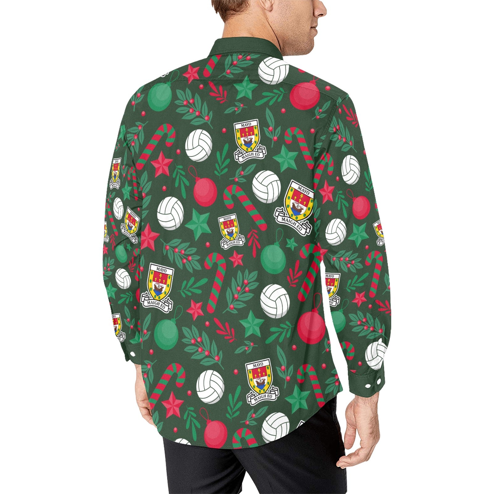 County Mayo Christmas Button Up Shirt