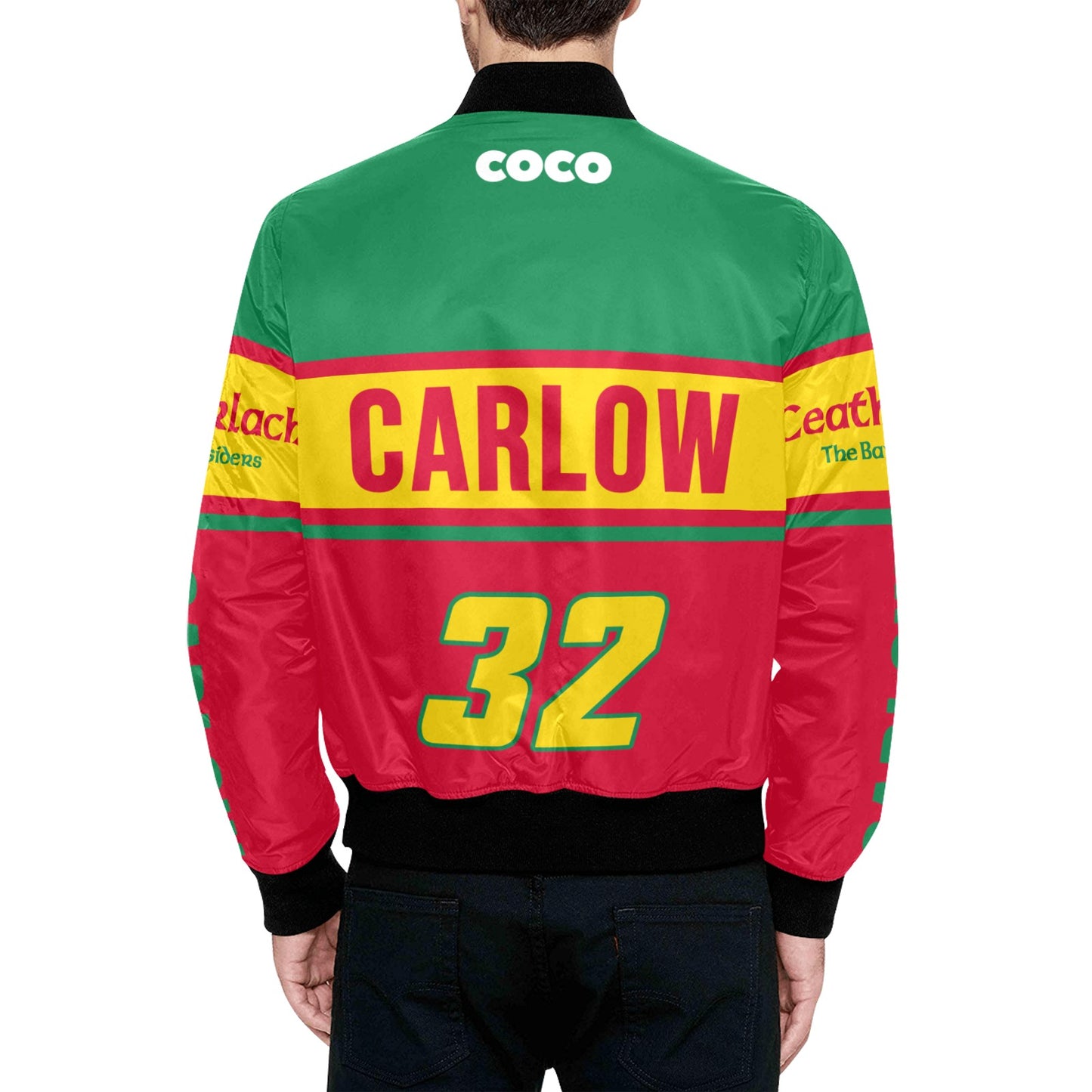 County Carlow Vintage Quilted Bomber Jacket