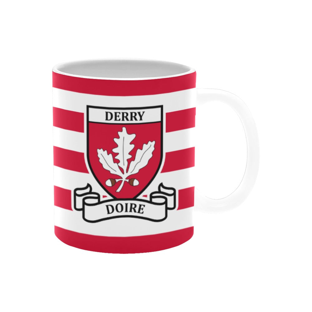 County Derry Retro Stripes Mug