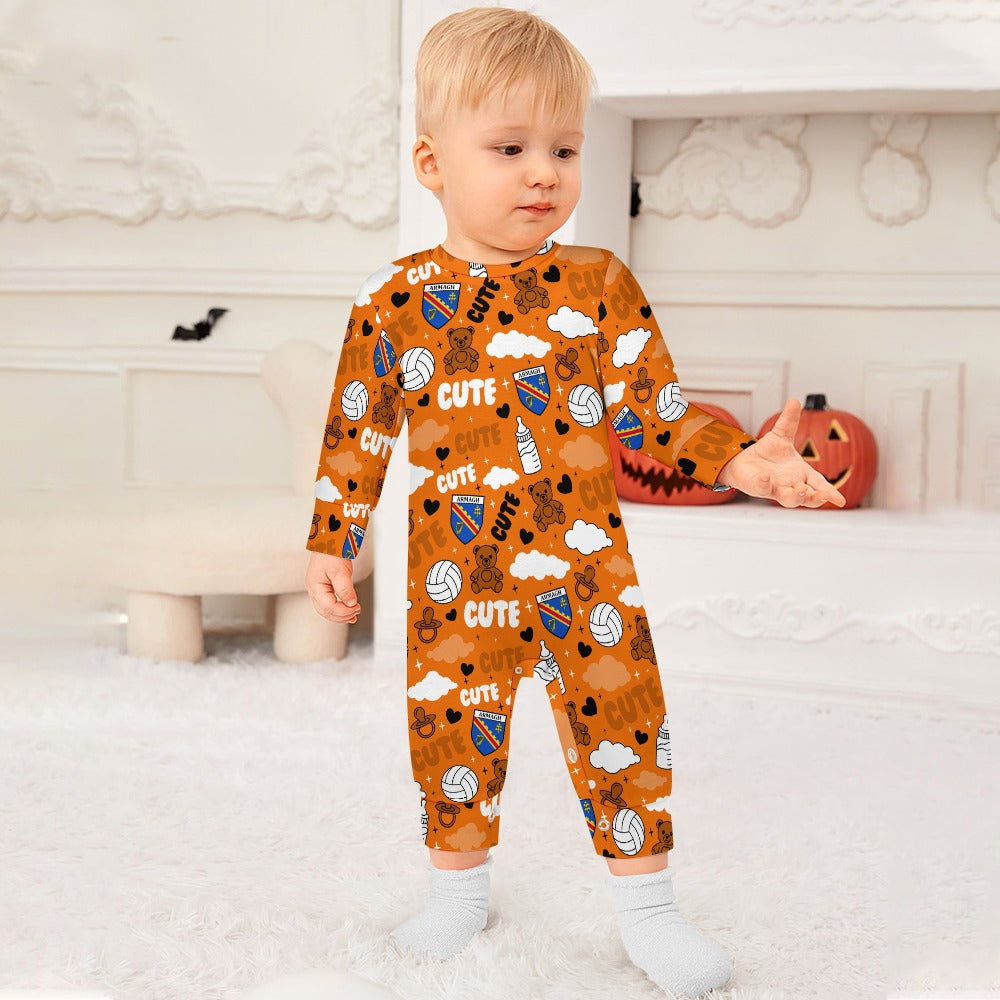 County Armagh Cute Baby Sleepsuit
