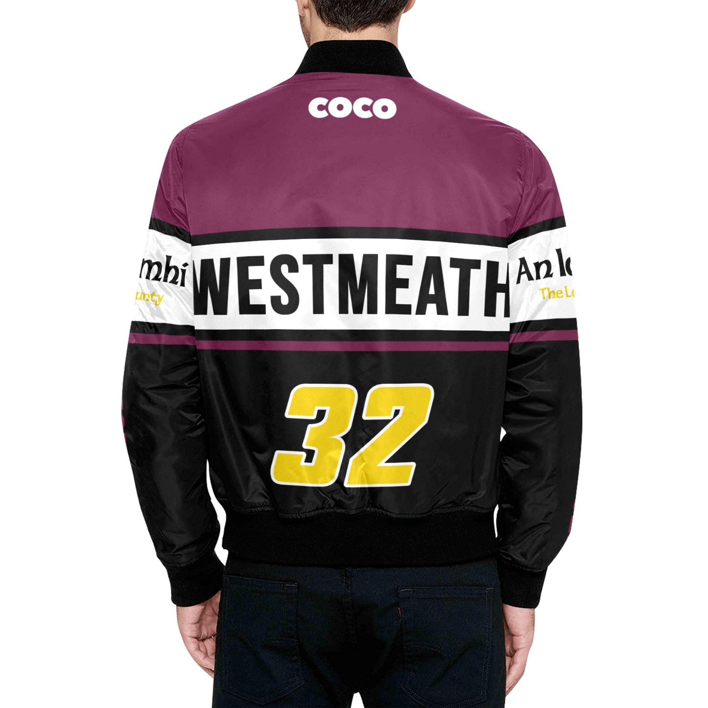 County Westmeath Vintage Quilted Bomber Jacket