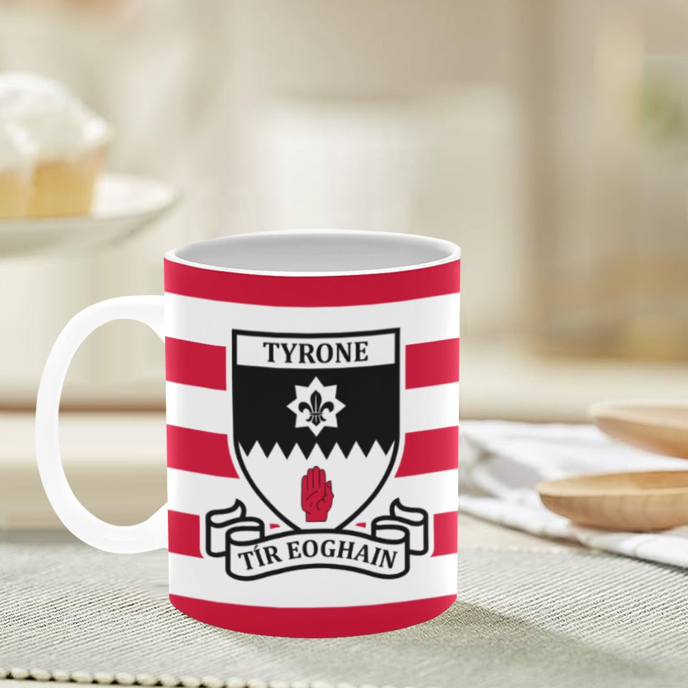 County Tyrone Retro Stripes Mug