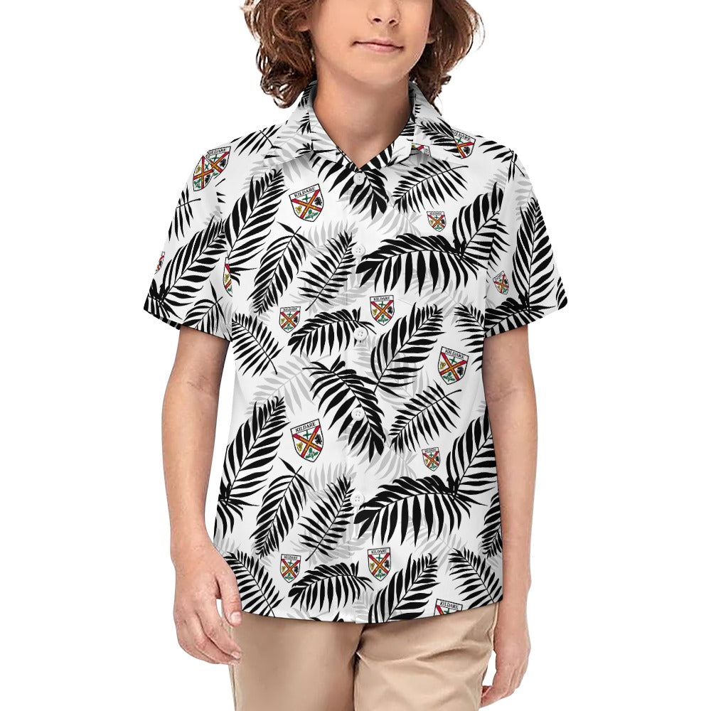 County Kildare Hawaiian Button Up Shirt - Kids