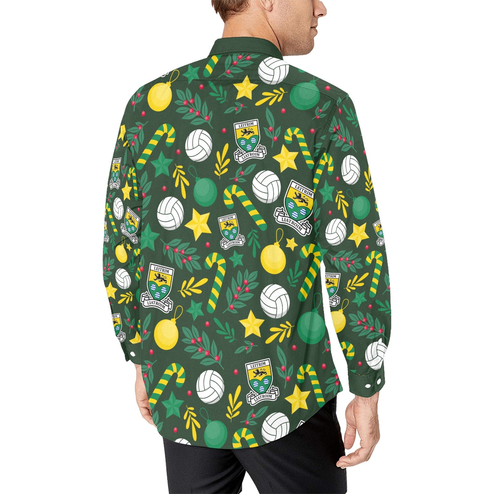 County Leitrim Christmas Button Up Shirt