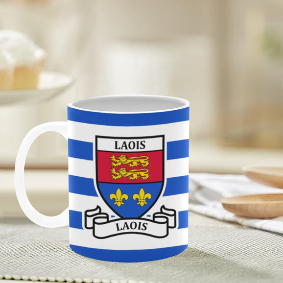 County Laois Retro Stripes Mug