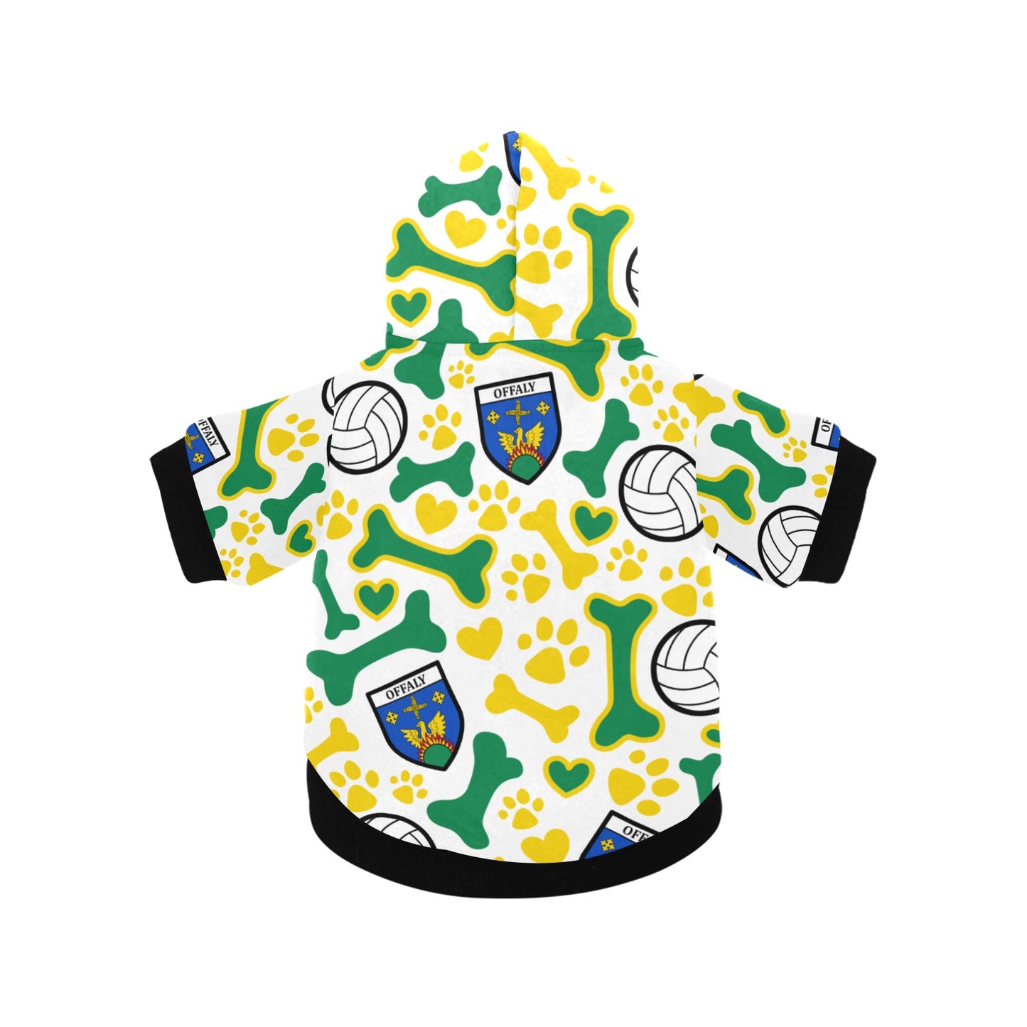 County Offaly Pooch Pattern Pet Hoodie