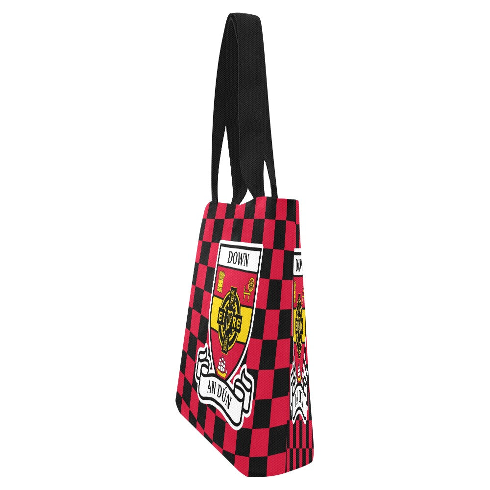 County Down Chequered Canvas Tote Bag Set
