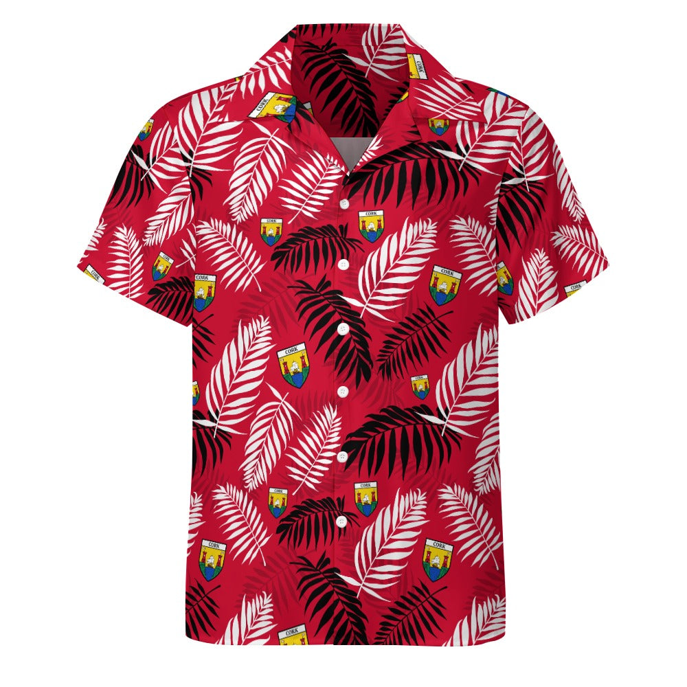 County Cork Hawaiian Button Up Shirt - Adults 4XL