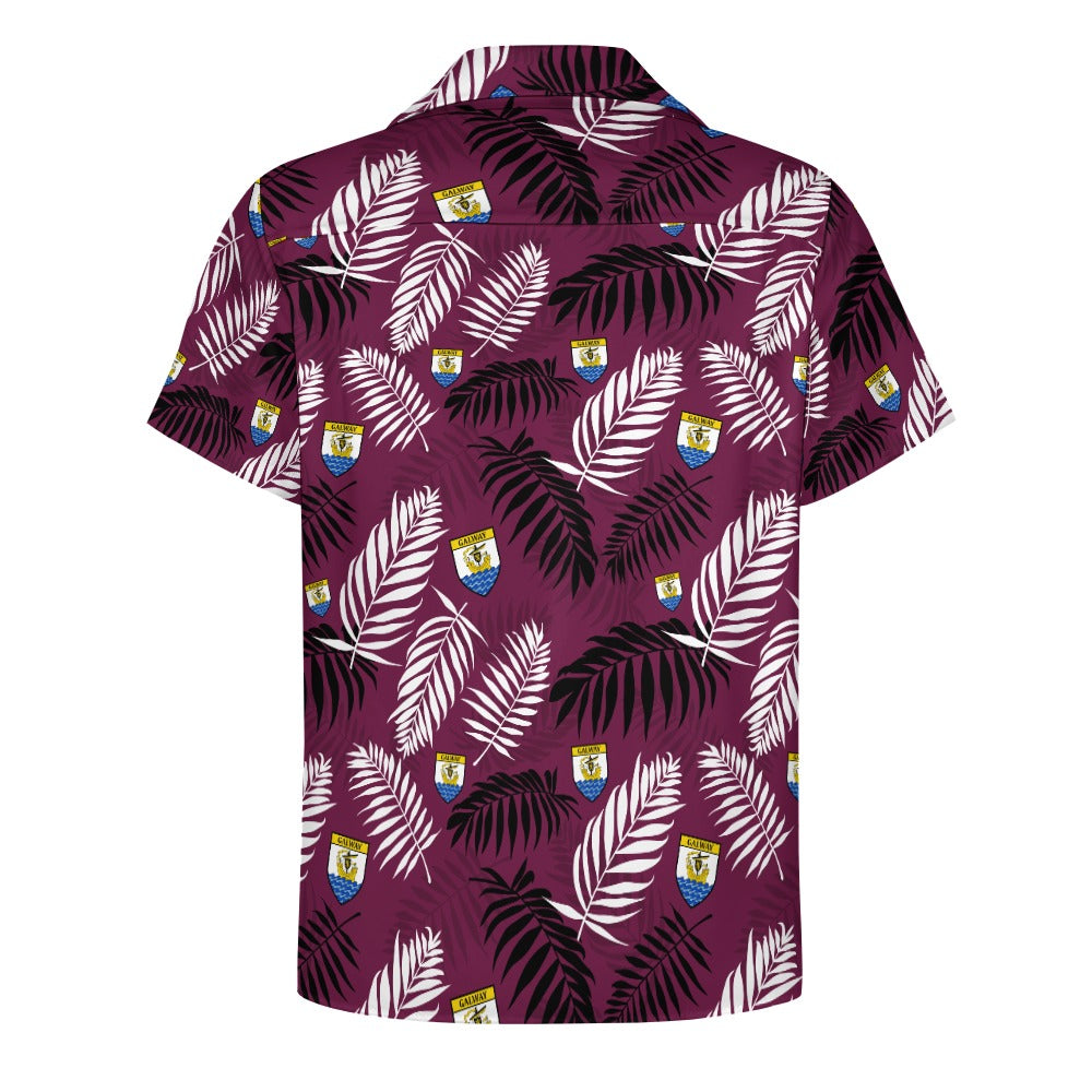 County Galway Hawaiian Button Up Shirt - Adults