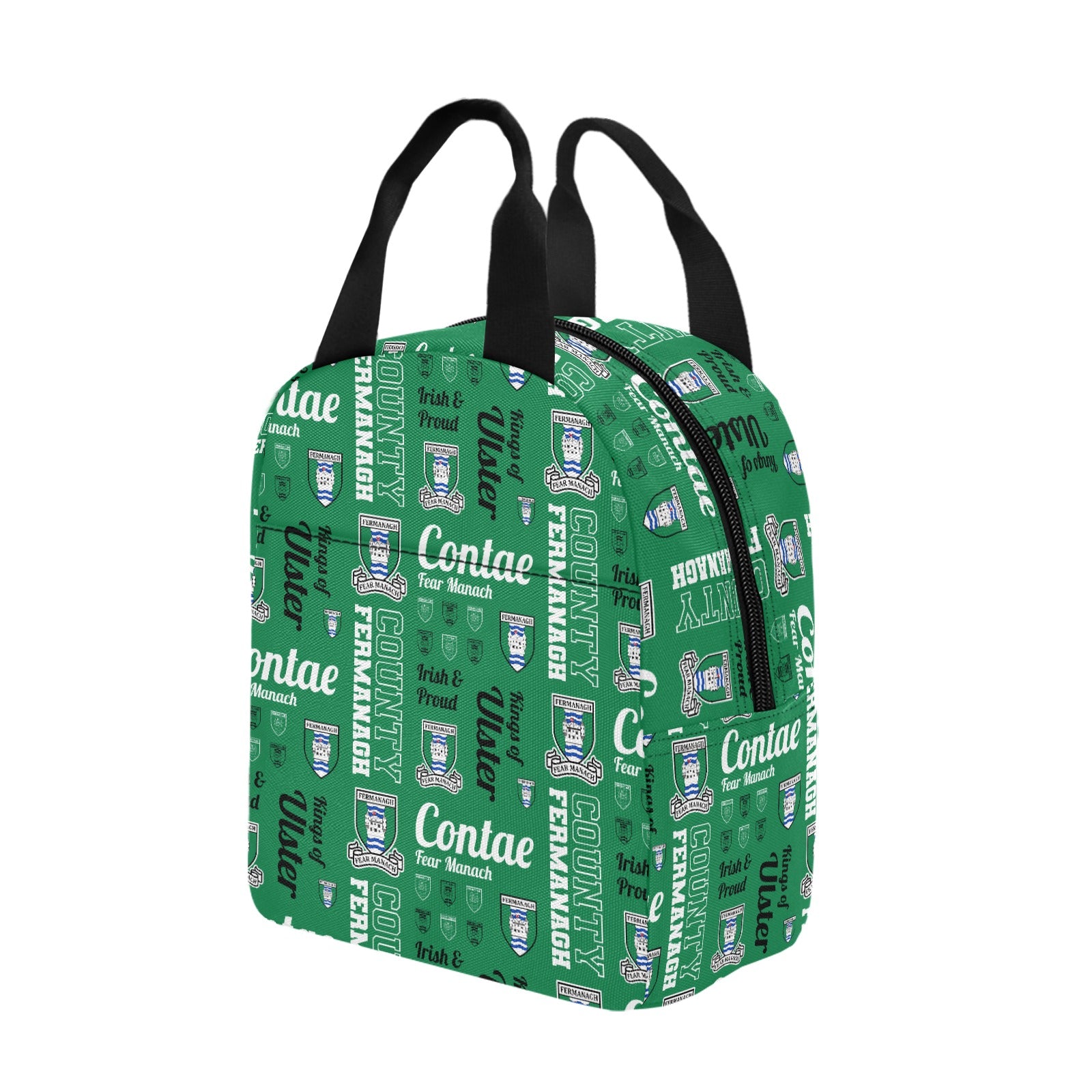 County Fermanagh Repeat Print Lunch Bag