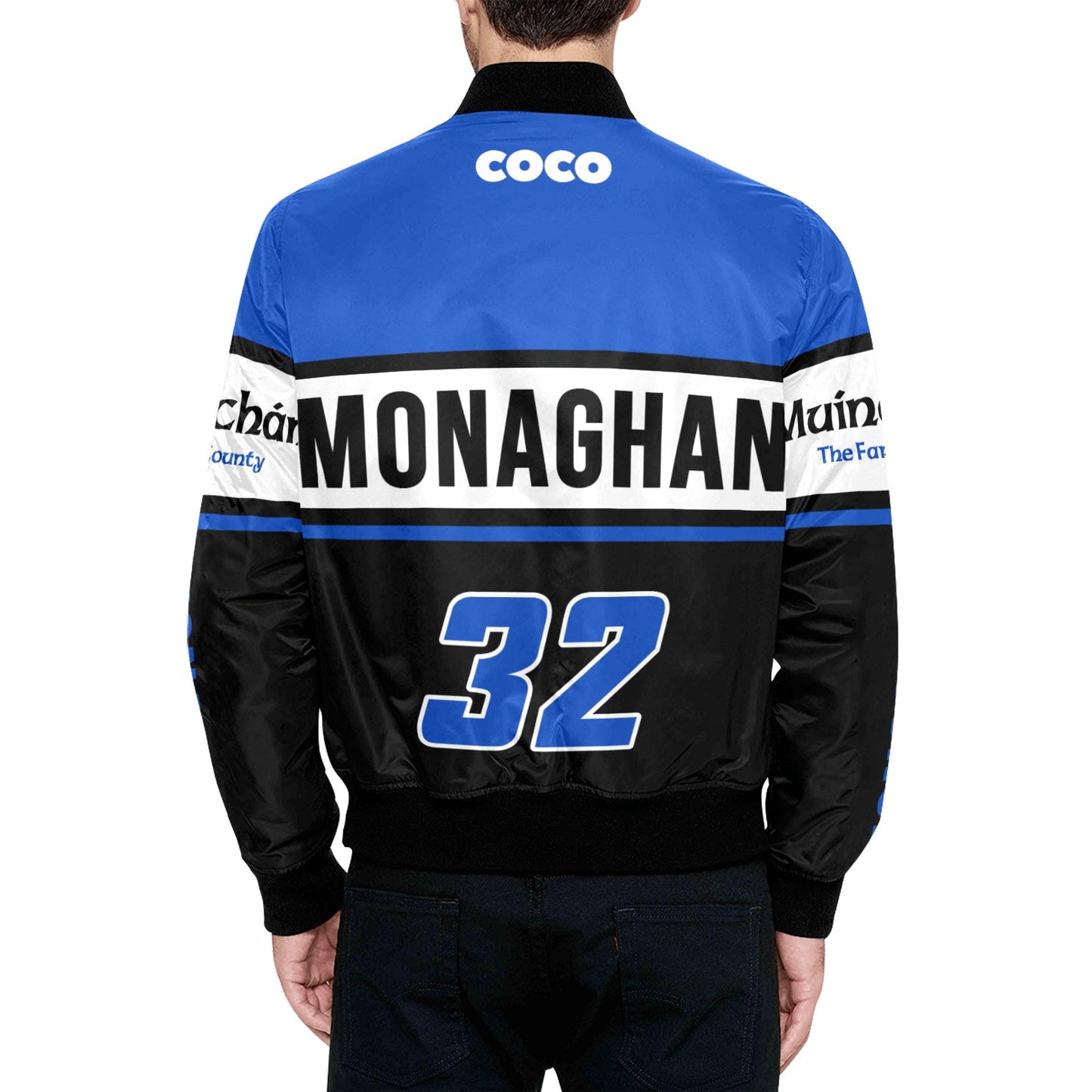 County Monaghan Vintage Quilted Bomber Jacket