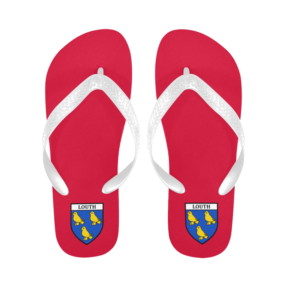 County Louth Classic Crest Flip Flops