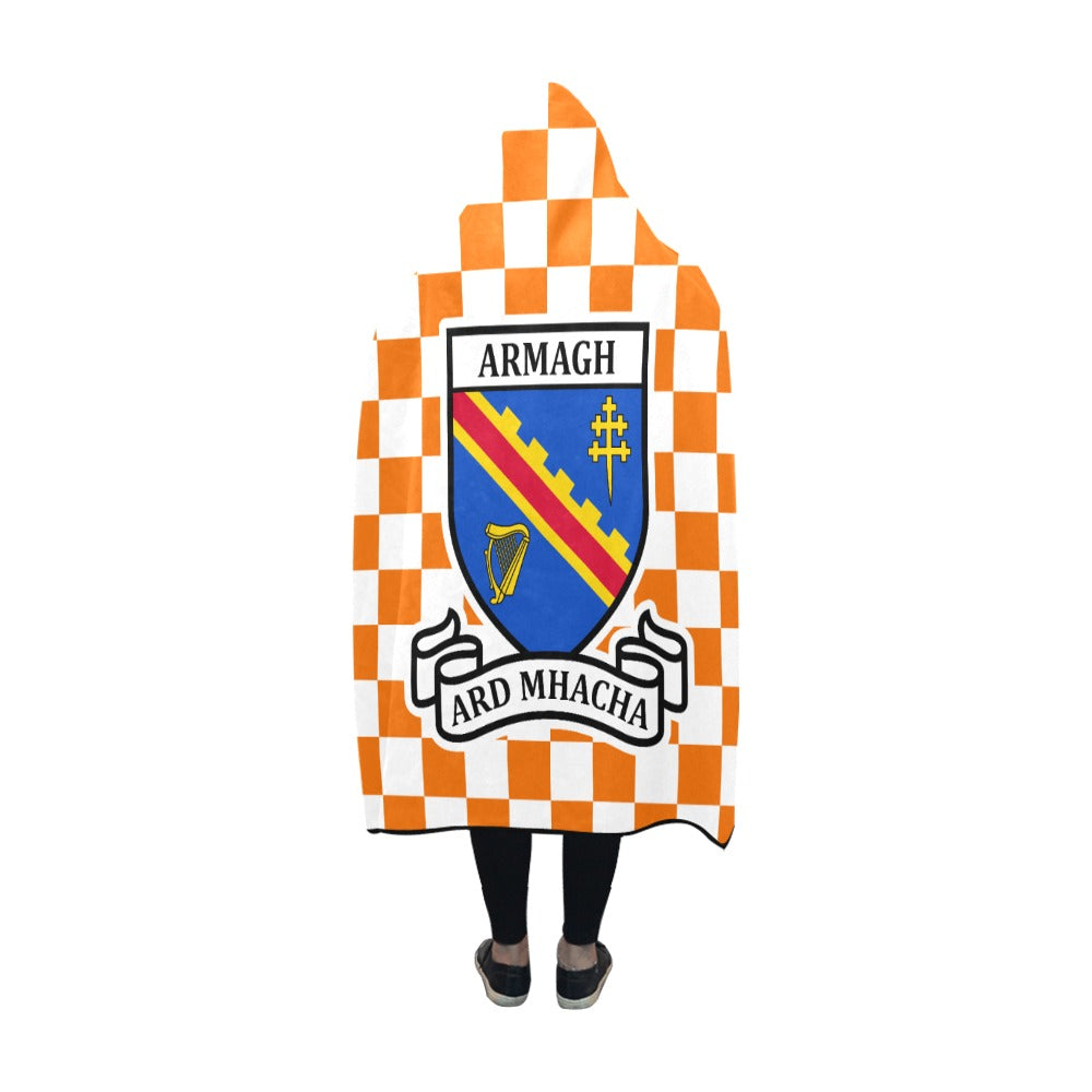 County Armagh Premium Chequered Hooded Blanket