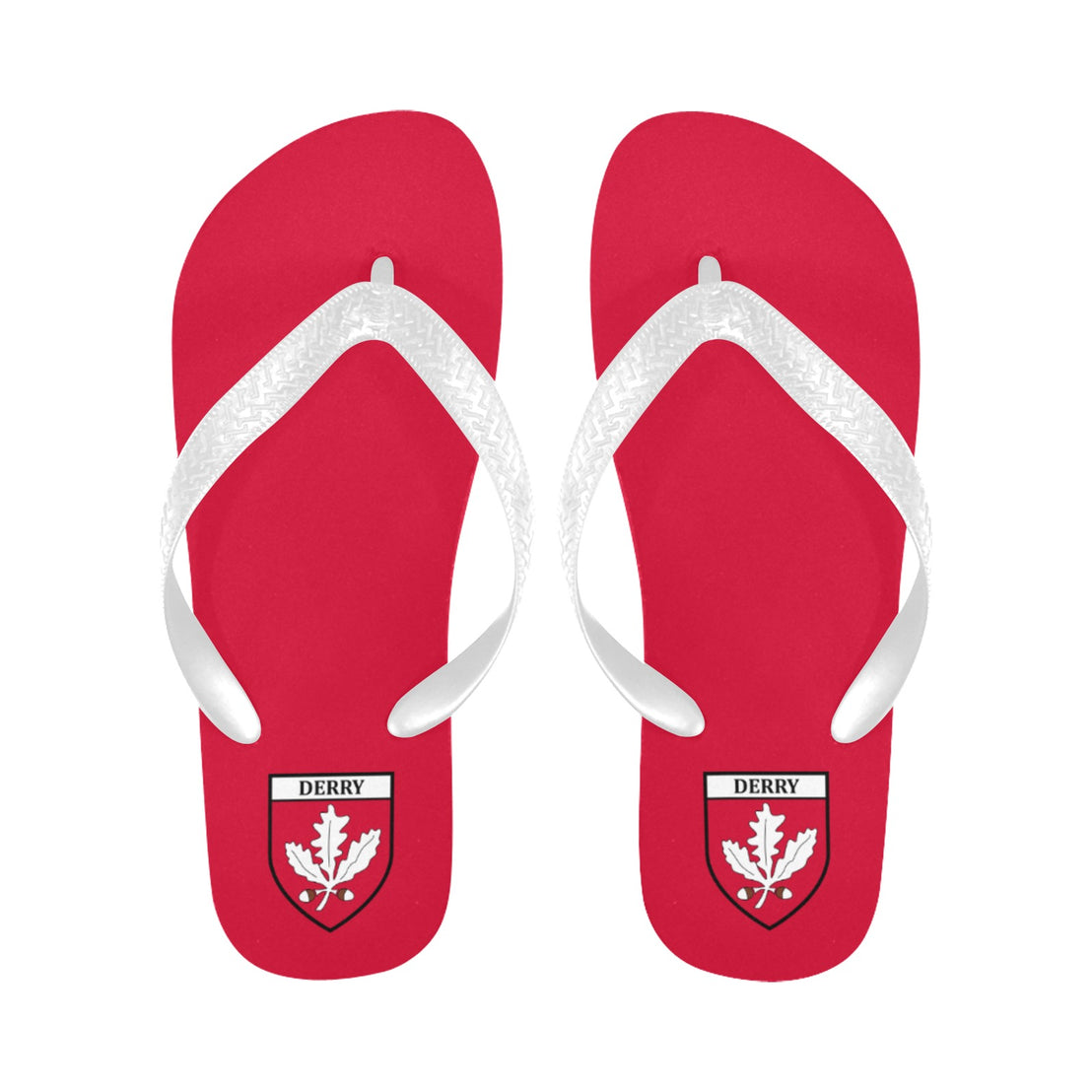 County Derry Classic Crest Flip Flops