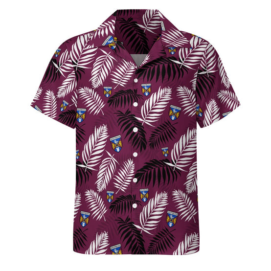 County Westmeath Hawaiian Button Up Shirt - Adults 4XL