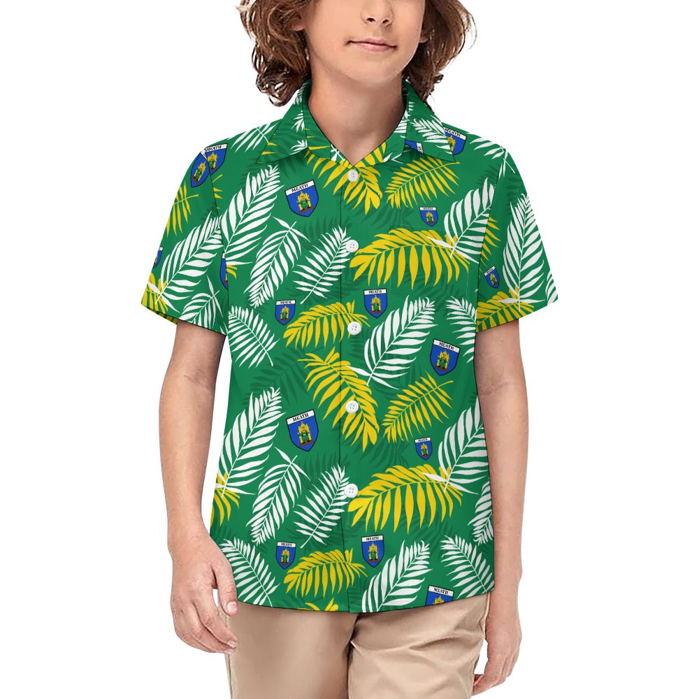 County Meath Hawaiian Button Up Shirt - Kids