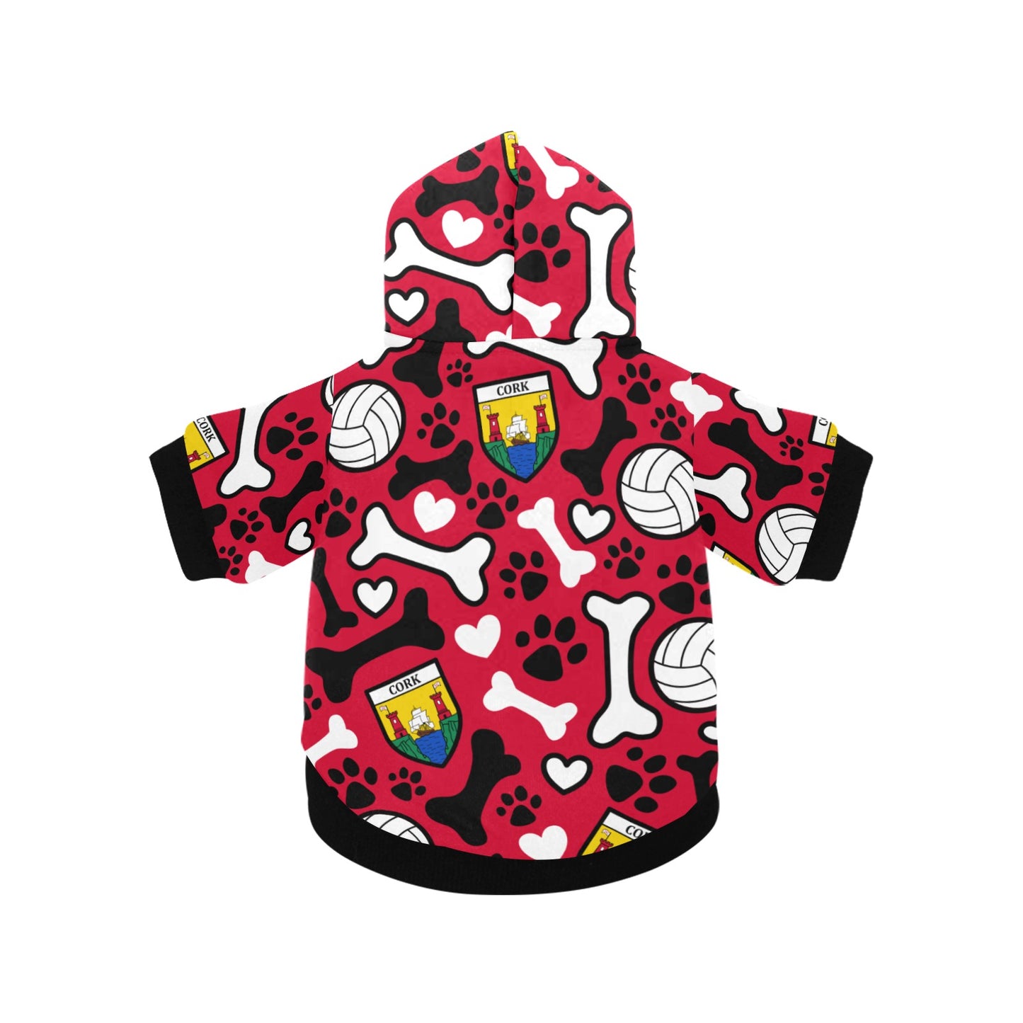 County Cork Pooch Pattern Pet Hoodie