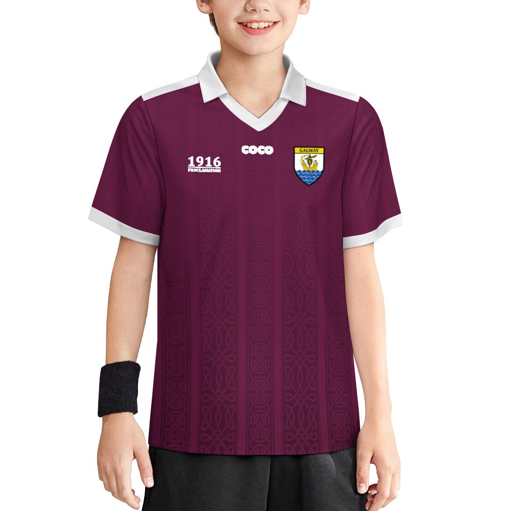 County Galway 1916 Proclamation Jersey - Kids