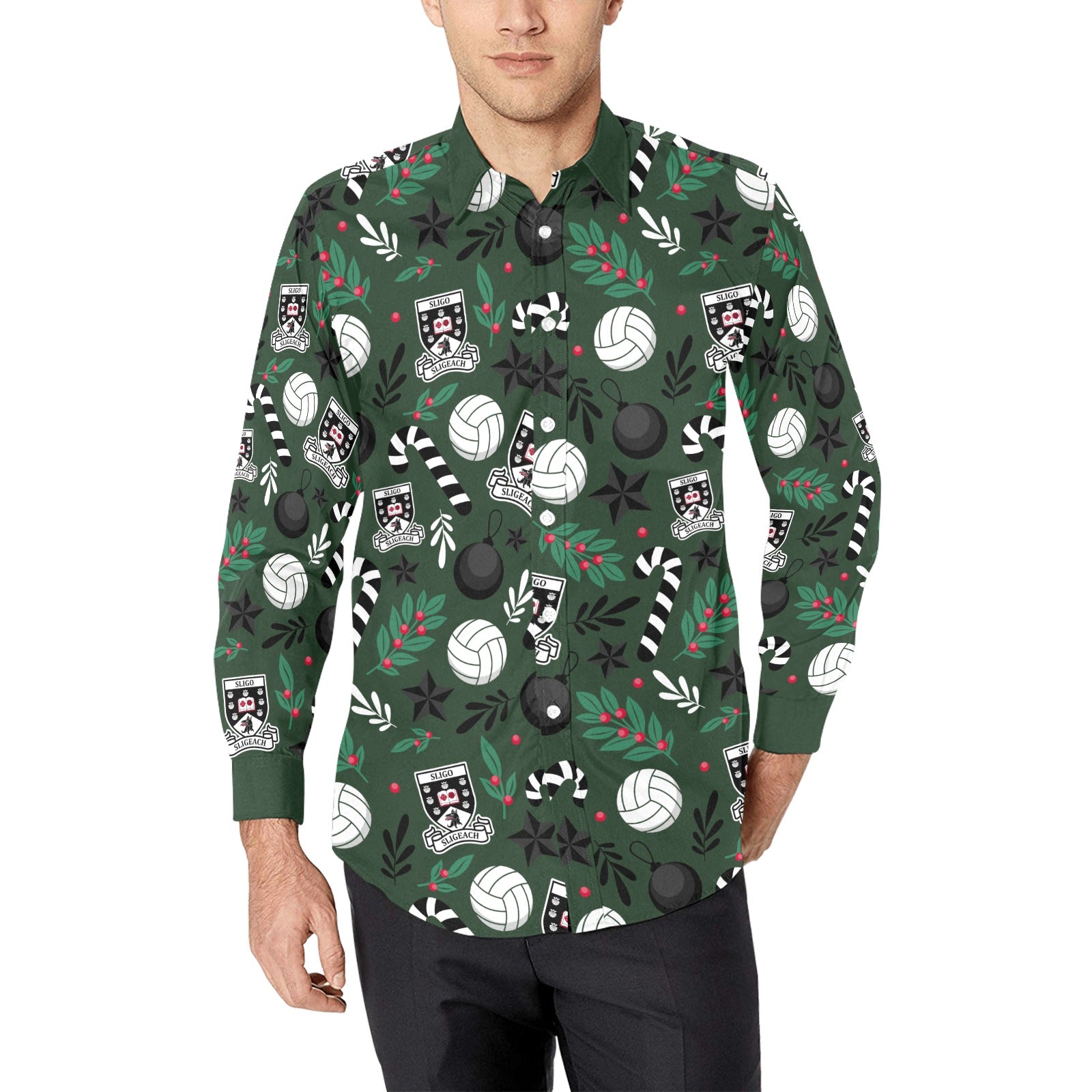 County Sligo Christmas Button Up Shirt