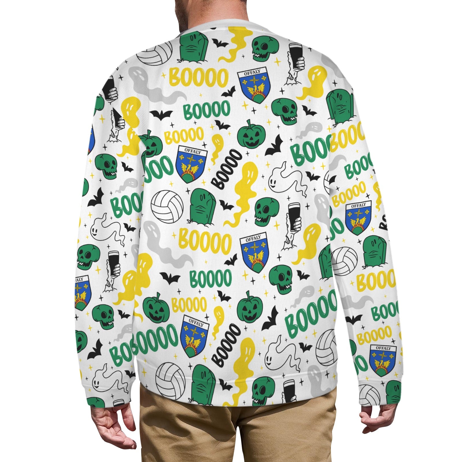 County Offaly Ghostly Halloween Sweater