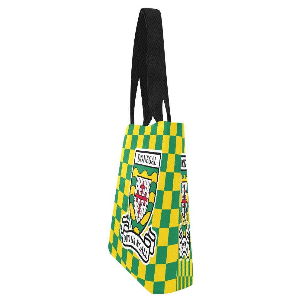 County Donegal Chequered Canvas Tote Bag Set