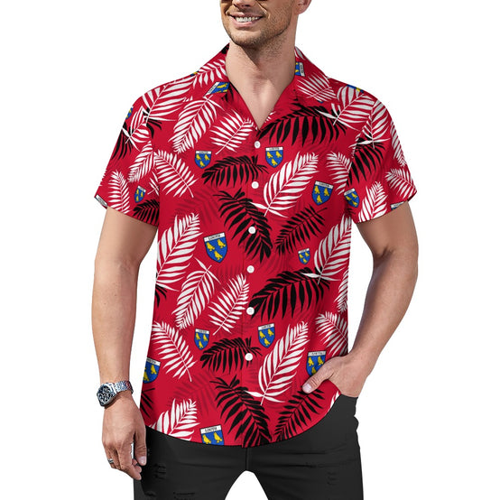 County Louth Hawaiian Button Up Shirt - Adults