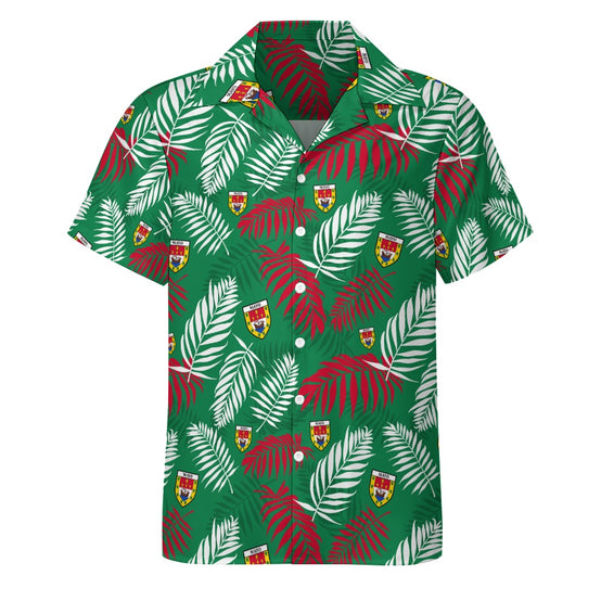 County Mayo Hawaiian Button Up Shirt - Adults 4XL