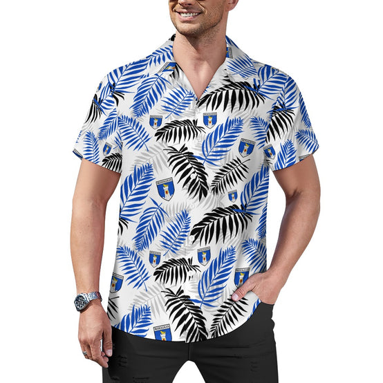 County Monaghan Hawaiian Button Up Shirt - Adults
