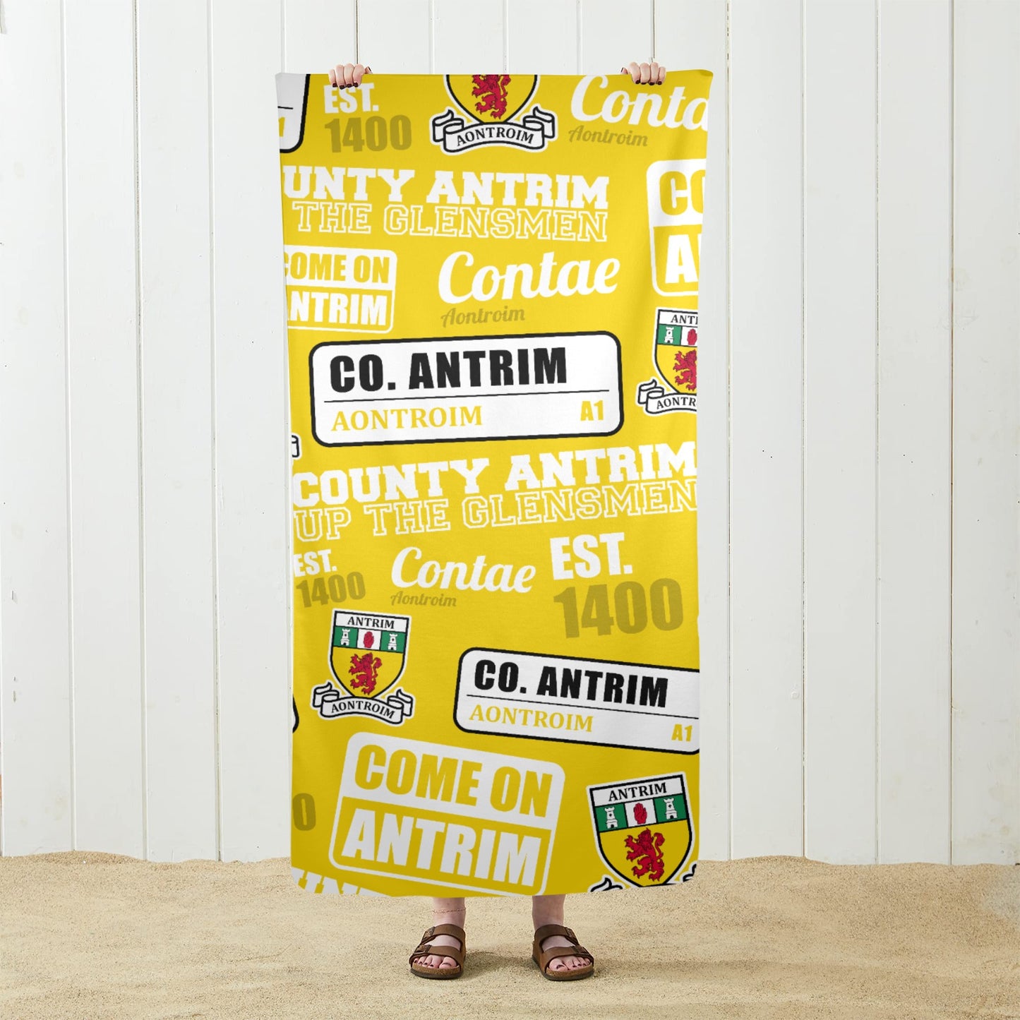 County Antrim Ultimate Beach Towel