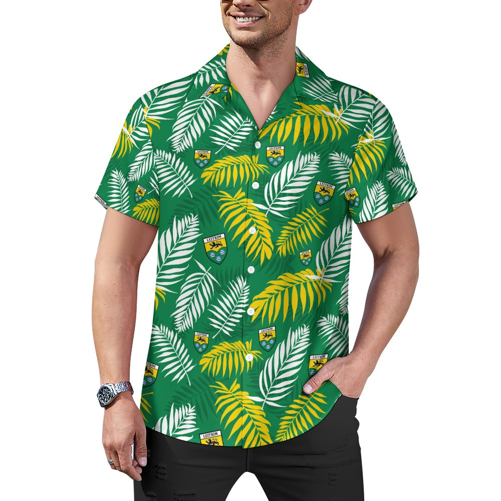 County Leitrim Hawaiian Button Up Shirt - Adults