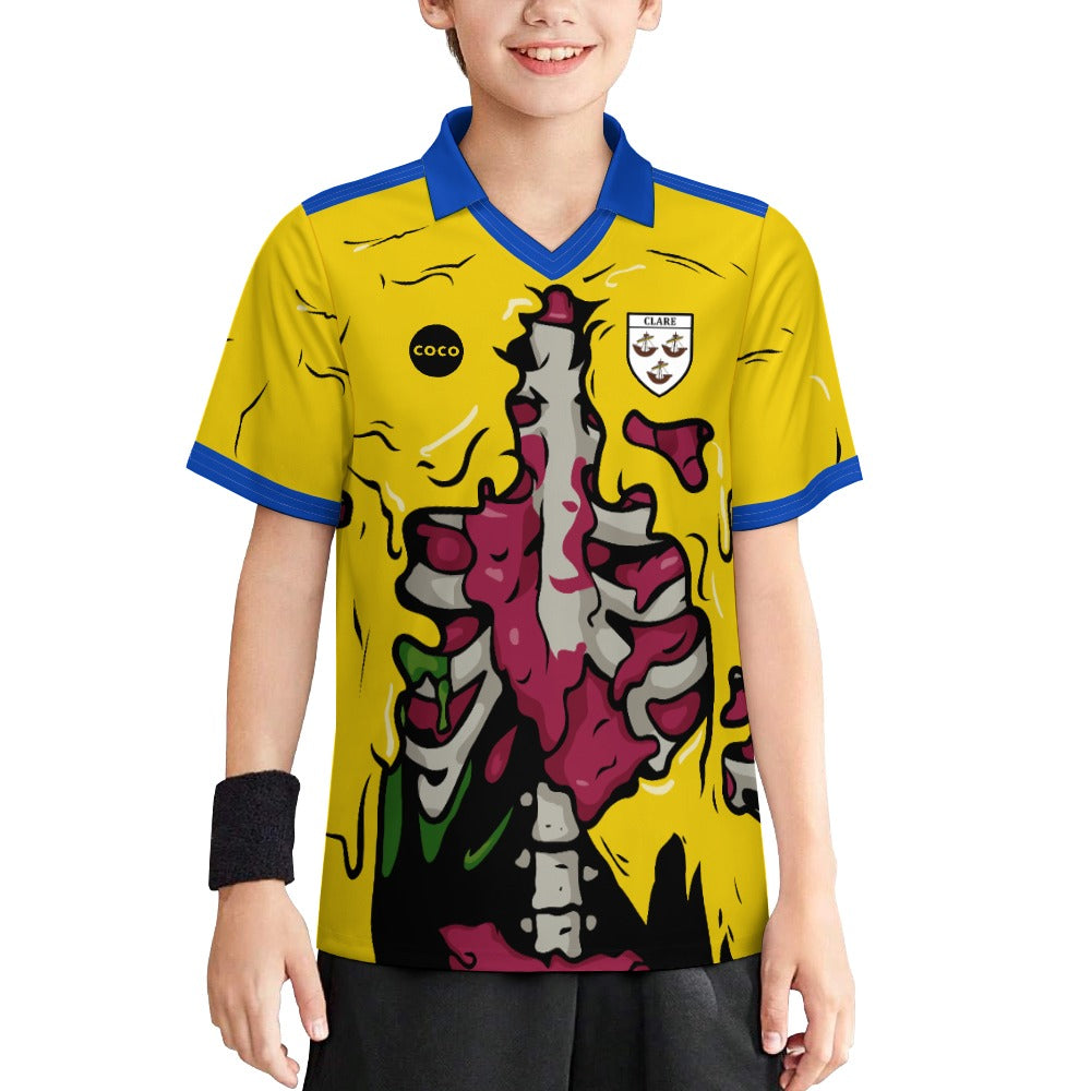 County Clare Spooky Halloween Jersey - Kids