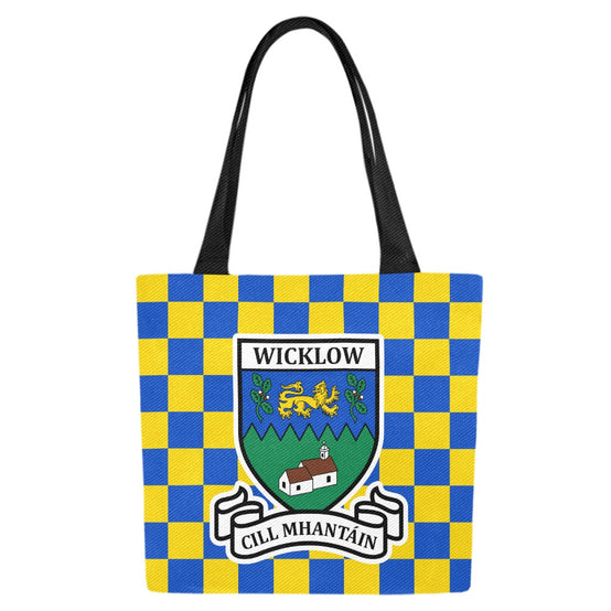 County Wicklow Chequered Canvas Tote Bag Set