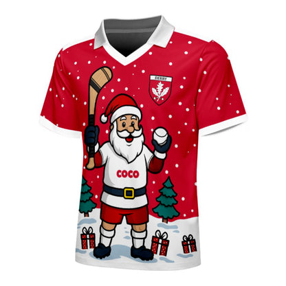County Derry Christmas Jersey - Kids Hurling