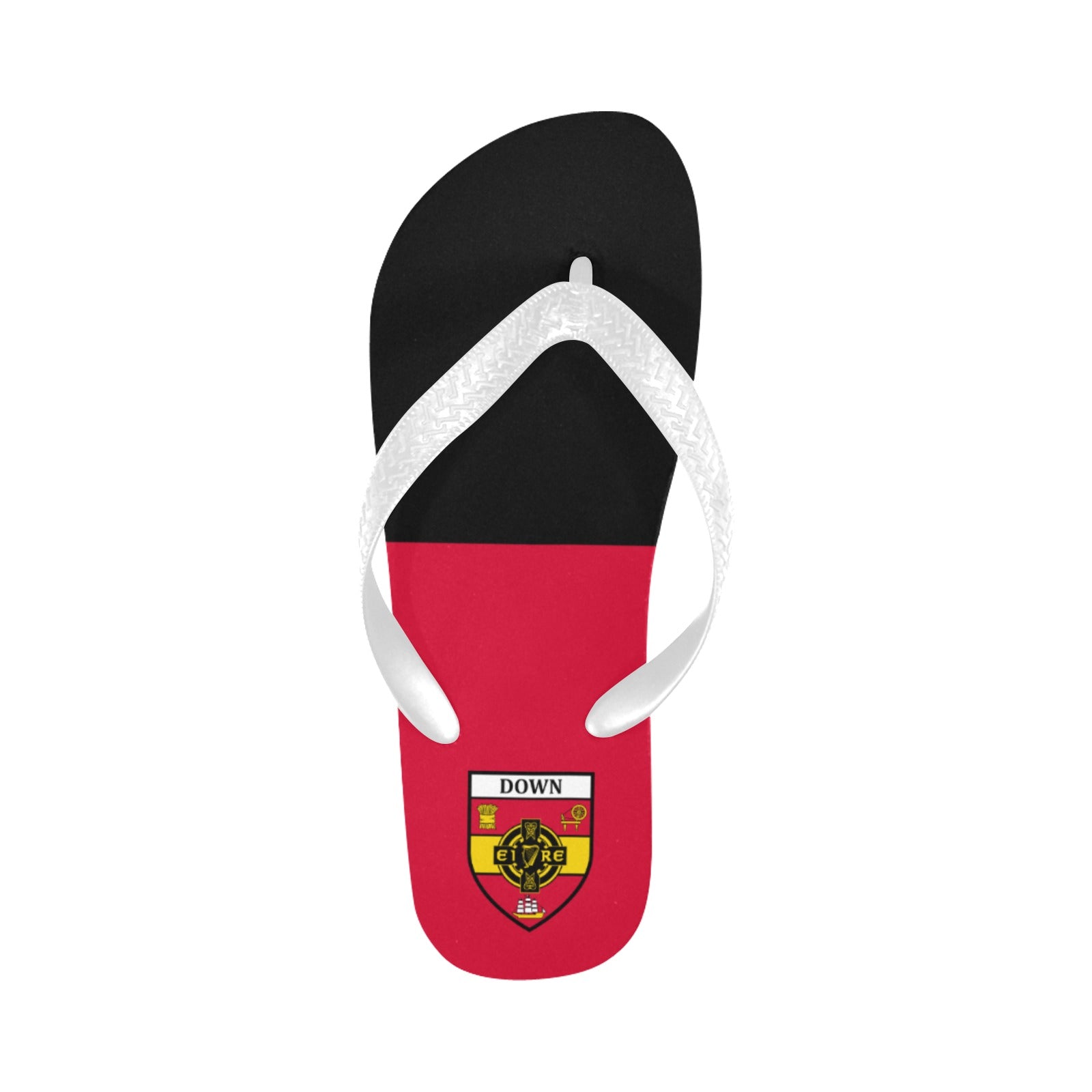 County Down Classic Crest Flip Flops