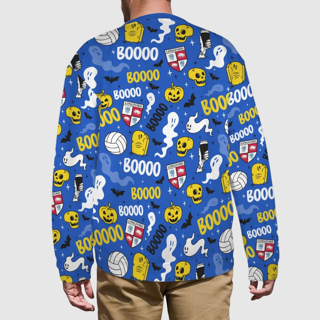 County Longford Ghostly Halloween Sweater