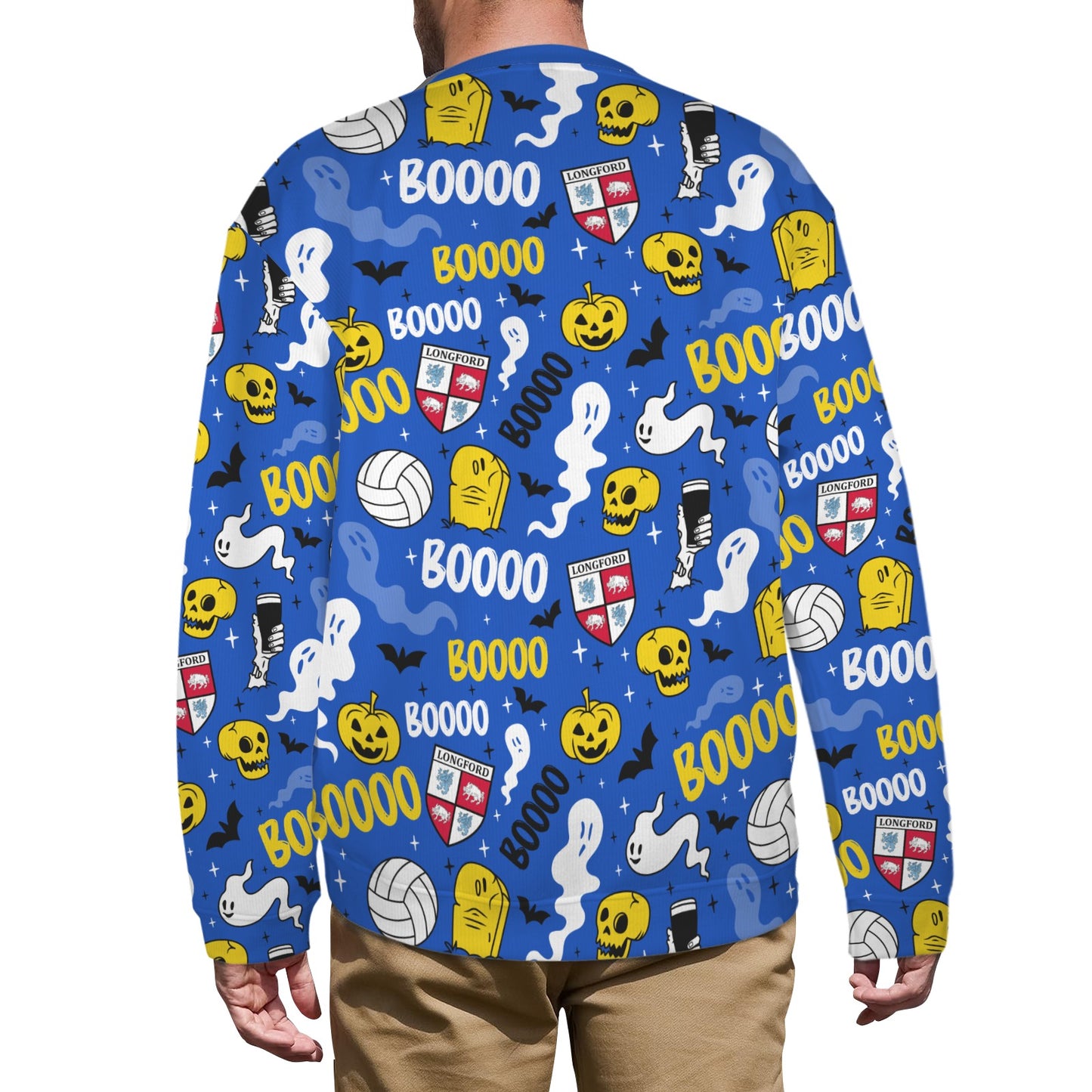 County Longford Ghostly Halloween Sweater