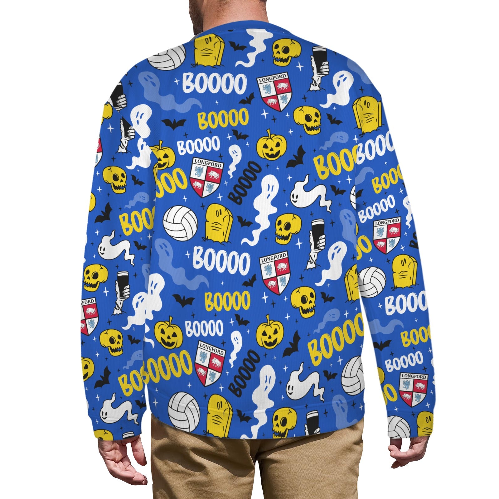 County Longford Ghostly Halloween Sweater