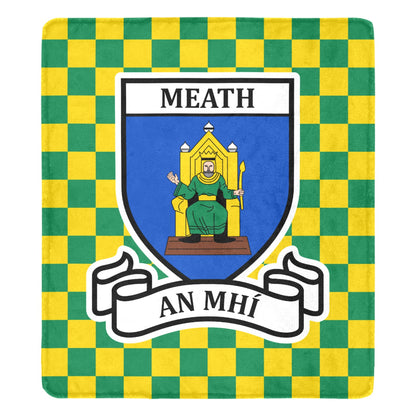 County Meath Chequered Ultra-Soft Throw Blanket