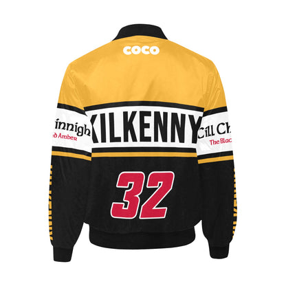 County Kilkenny Vintage Quilted Bomber Jacket